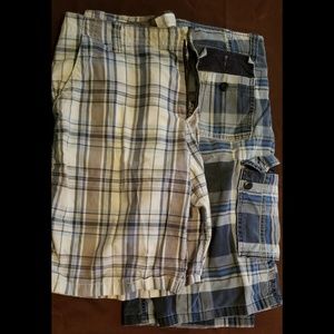 TWO pairs of Cargo shorts
